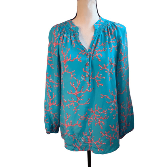 Lilly Pulitzer Silk  Top - Picture 1 of 10